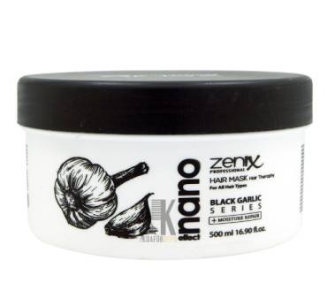 Zenix Saç Maskesi 500ML. Siyah Sarımsak Maskesi